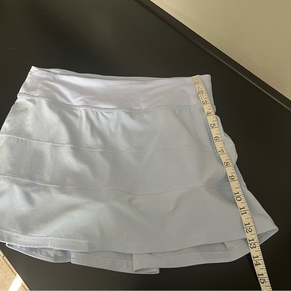 Lululemon Pace Rival Mid-Rise Skort, perywinkle blue, size 6 - Picture 10 of 15